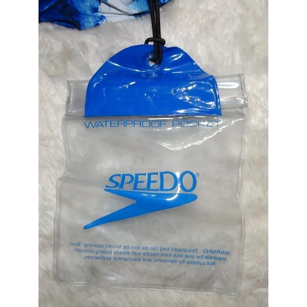 Speedo Navy Blue Hawaiian Board Shorts Swim Surf Size Large